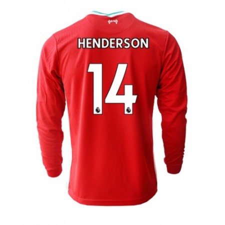 Billiga Fotbollströjor Liverpool Jordan Henderson 14 Hemma tröja 2020/21 Långärmad